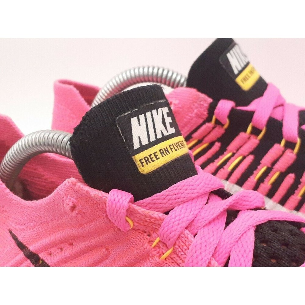 NIKE Womens Free Flyknit Running Shoes US 8 M Pink_2